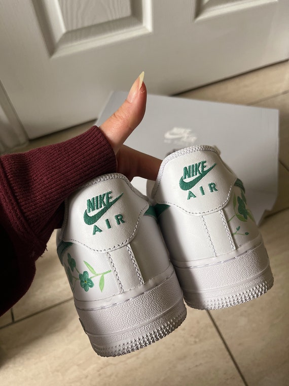 green flower air force 1