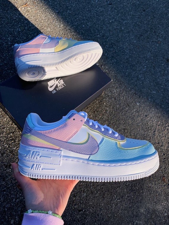 Nike Air Force 1 Shadow Sneakers in pastels-Multi
