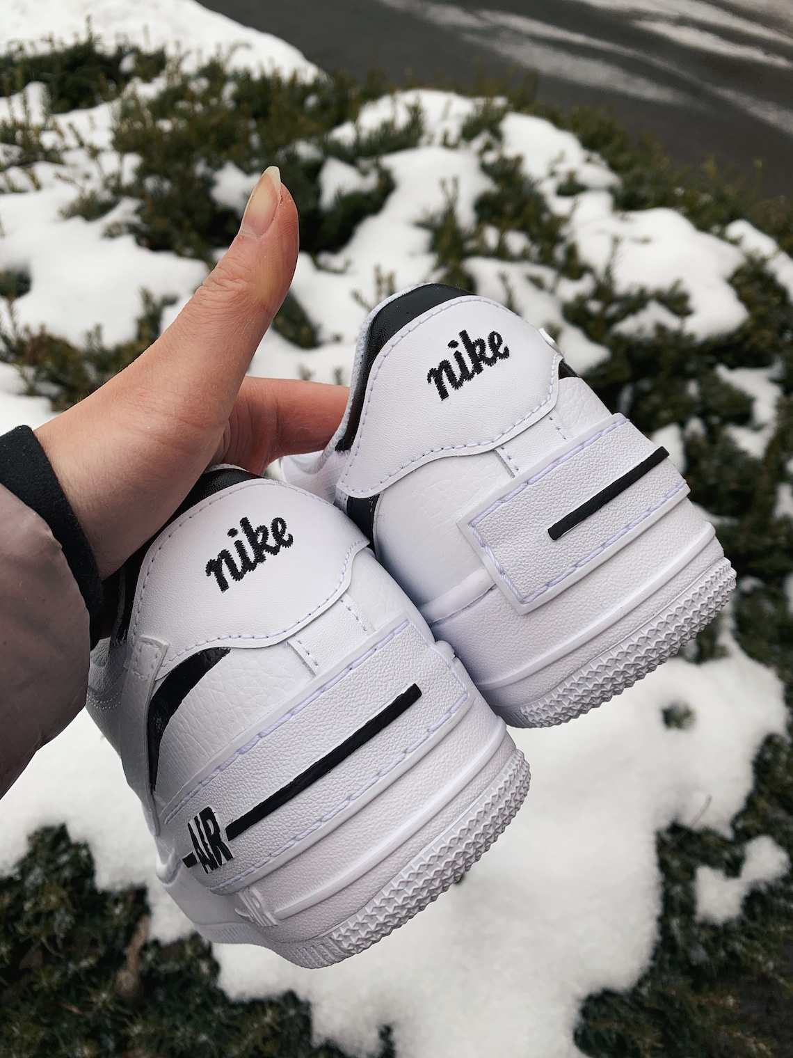 custom nike af1 shadow