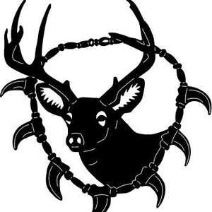 DXF File Big Buck Bear tooth