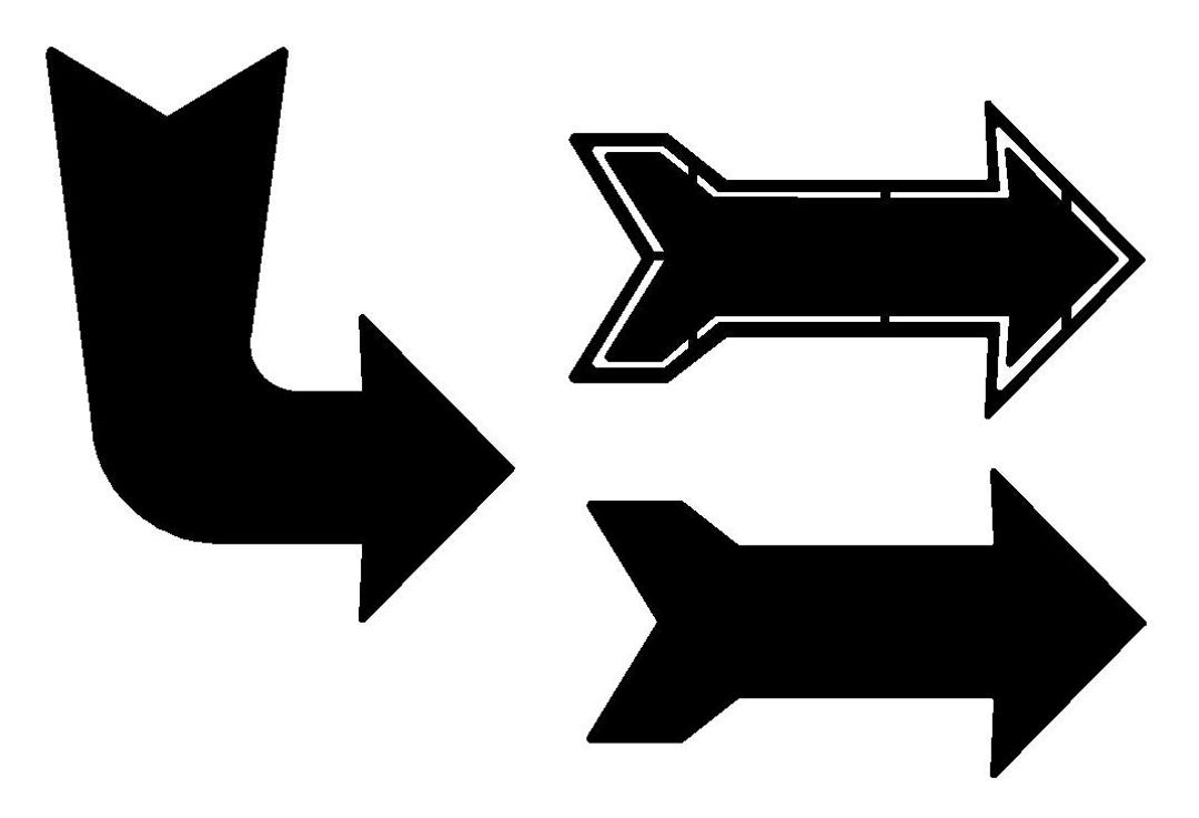 DXF File Arrow - Etsy