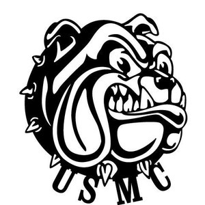 DXF File USMC Bulldog