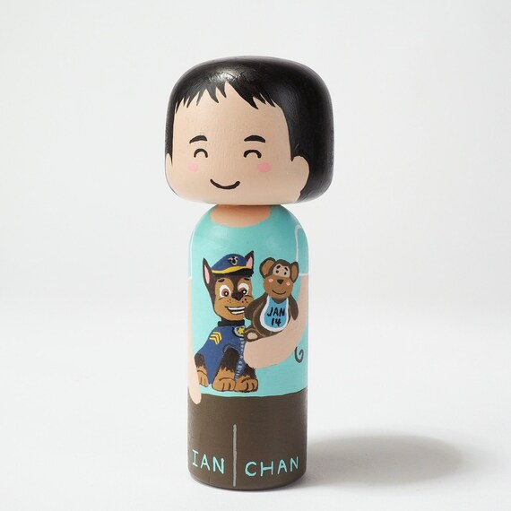 modern kokeshi dolls