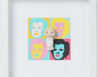 Andy Warhol -Marilyn Mini Kokeshi (Limited Edition)