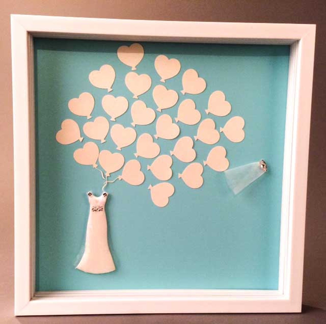 Framed Bridal Shower Guestbook Keepsake Bachelorette Party Etsy