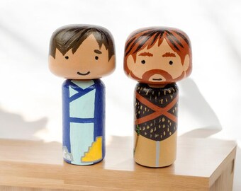 Bible Story Peg Dolls: Jacob and Esau