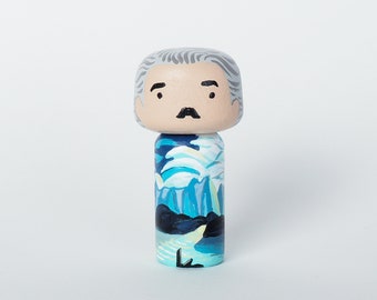 Group of 7 - Lawren Harris Mini Kokeshi - Lake and Mountains (Limited Edition)