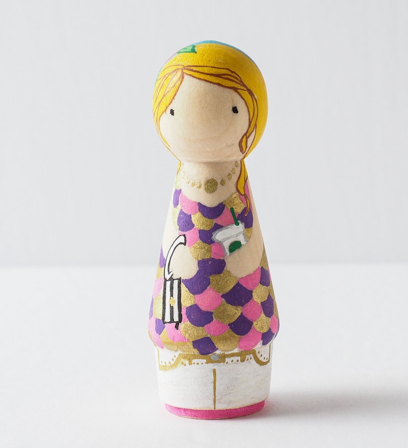 Personalized Family Peg Dolls imagem 7