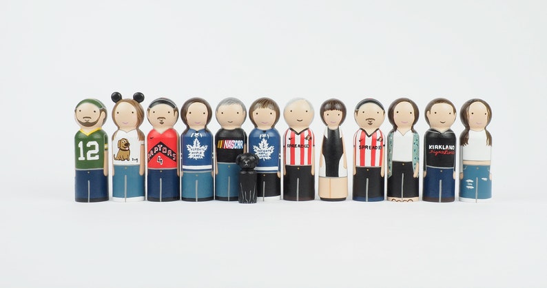 Mother's Day Gift Personalized family Peg Dolls image 9