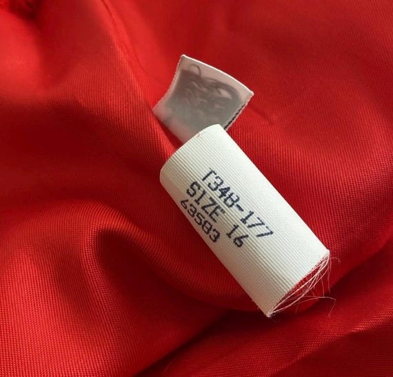 Pendleton Vintage Red Wool Jacket Blazer Size 16 - image 3