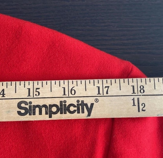 Pendleton Vintage Red Wool Jacket Blazer Size 16 - image 8