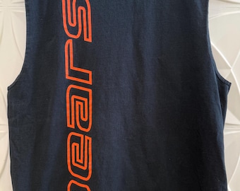 Camiseta vintage sin mangas de los Chicago Bears, talla XL