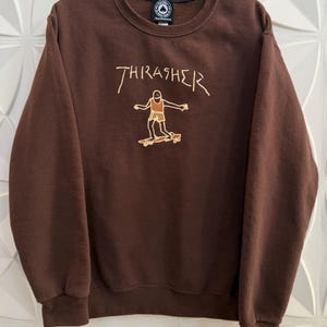 Vintage Thrasher Mark Gonzales skater artwork sweatshirt, sz S