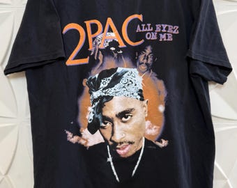 Vintage 2 PAC All Eyes On Me rapper t-shirt, sz L