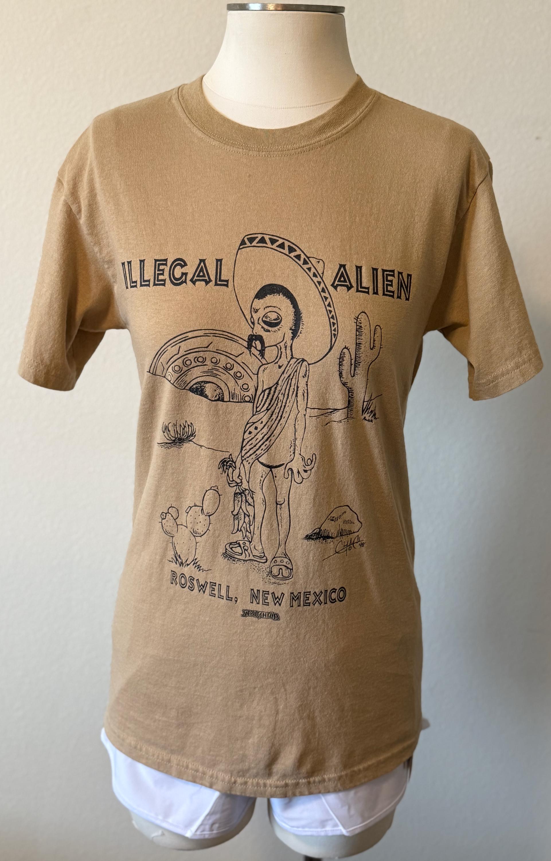 Vintage Illegal Alien, Roswell New Mexico, T-shirt, Sz S - Etsy