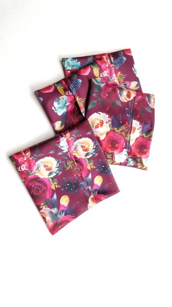 Vintage Roses Eco friendly cloth pads incontinence pads Etsy