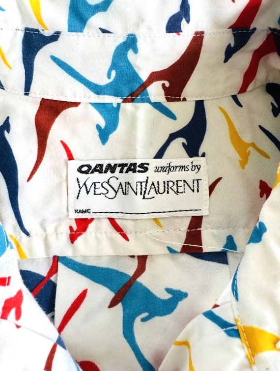 Yves Saint Laurent YSL Qantas women’s shirt size … - image 8