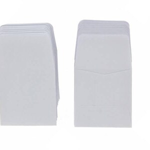 Wachhaus weiße Archivpapier Münzumschläge, 2x2, 50er Packung