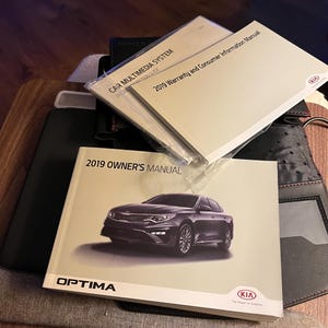 2019 KIA Optima Manual and Booklets