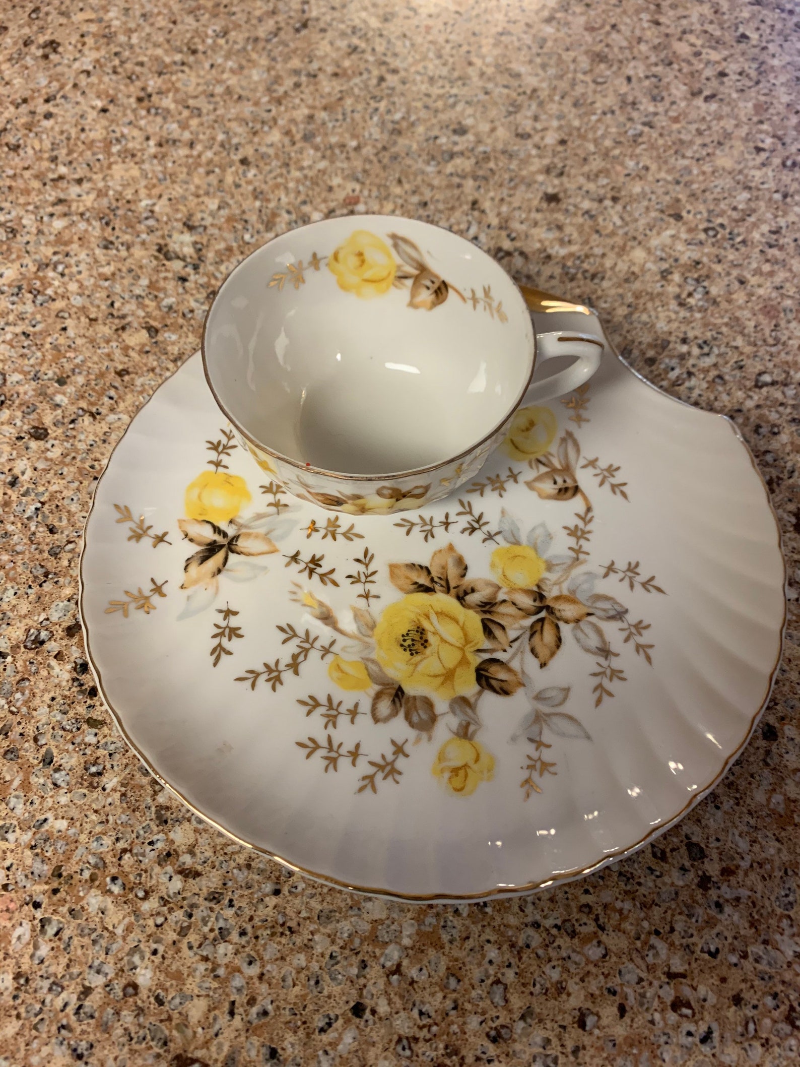 Luncheon Plate and Tea Cup Vintage Etsy