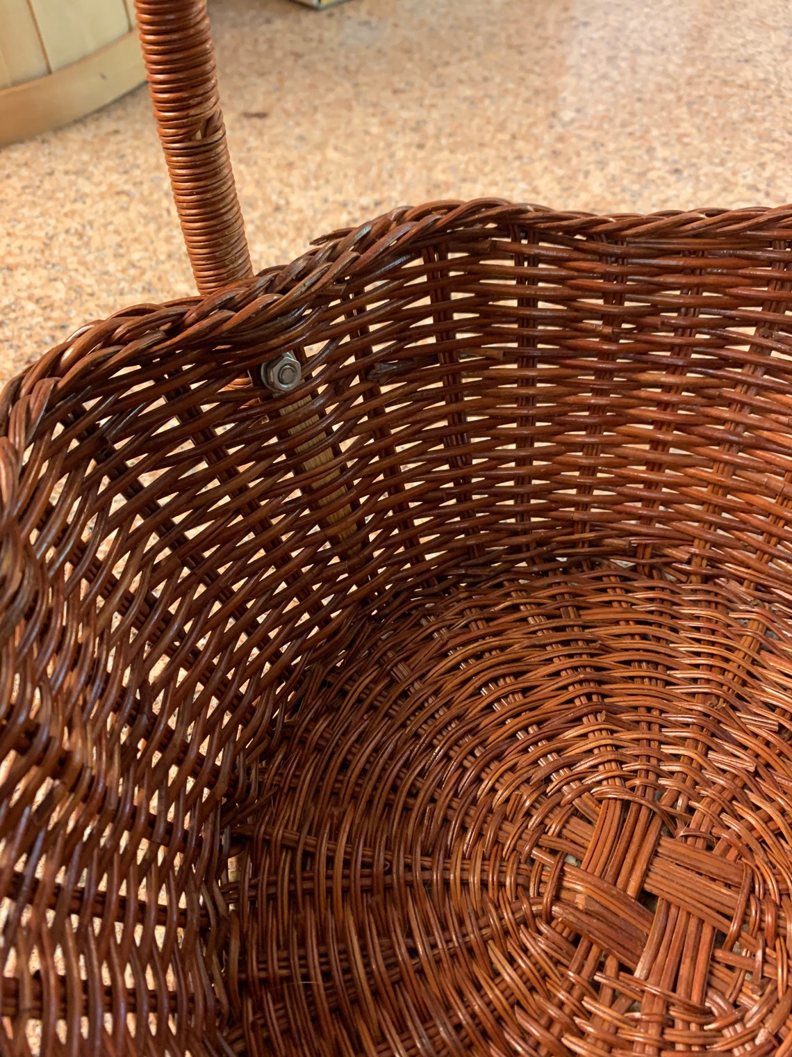 Unique Star Shaped Handled Wicker Basket Etsy UK