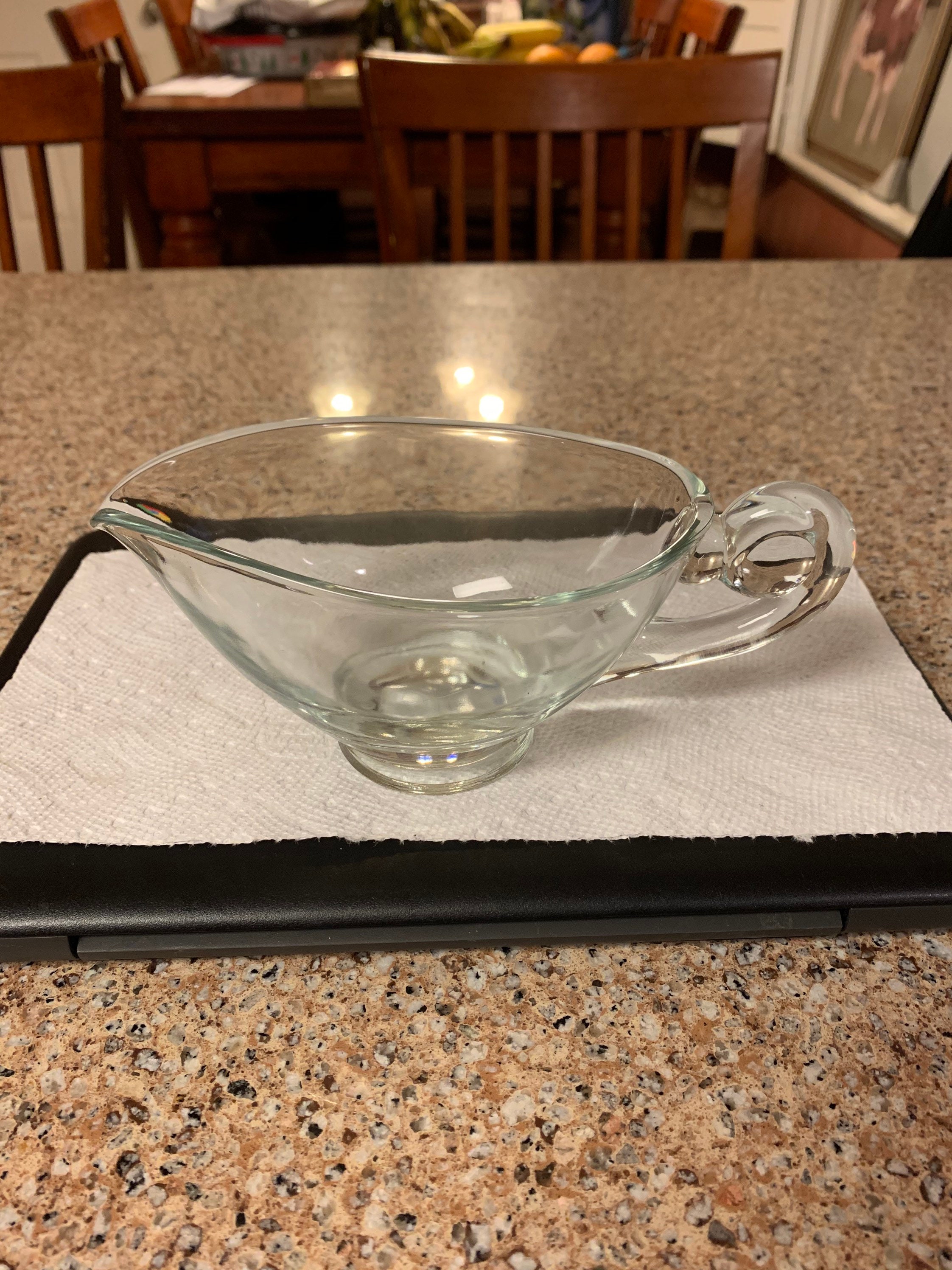 Indiana Glass norse Style Clear Gravy Boat Etsy Canada
