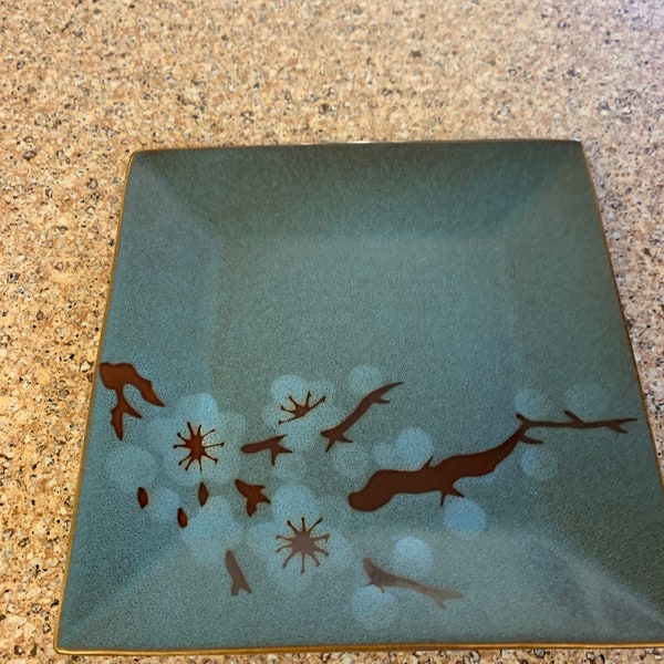 Stoneware Platter in Teal