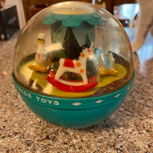 Fisher Price. #165 Roly Poly Chime Ball from 1972