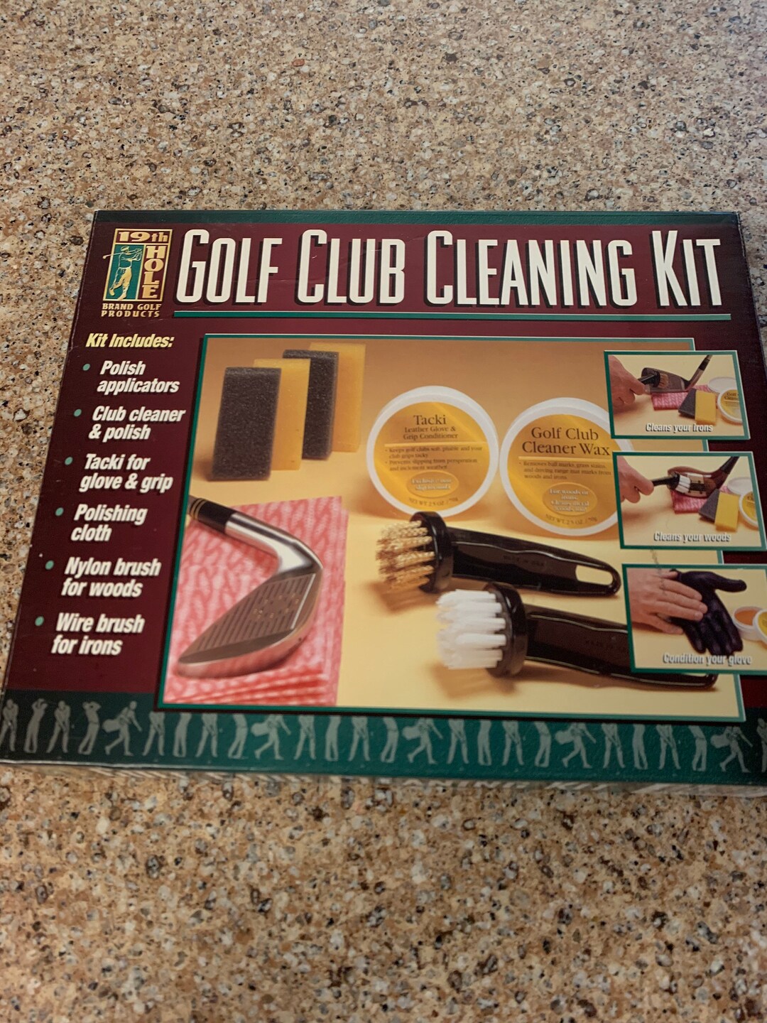 Golf Club Cleaning Kit With Wrist Score Keeper New in Box Etsy