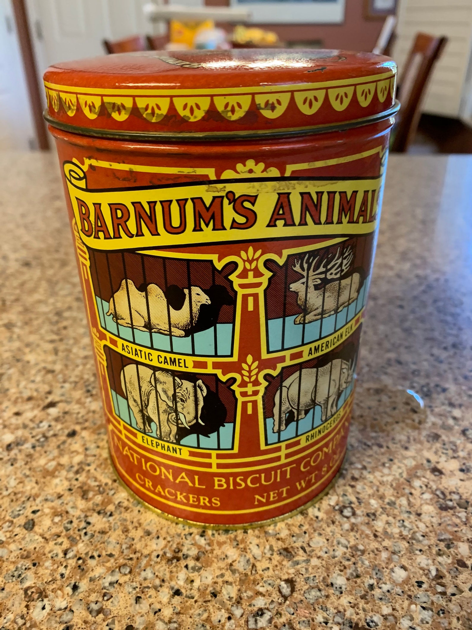 Barnum Animal Cracker Tin 1979 Replica Etsy