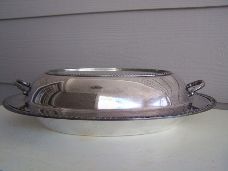Vintage Rogers Silverplate Double Covered Serving Dishes Etsy