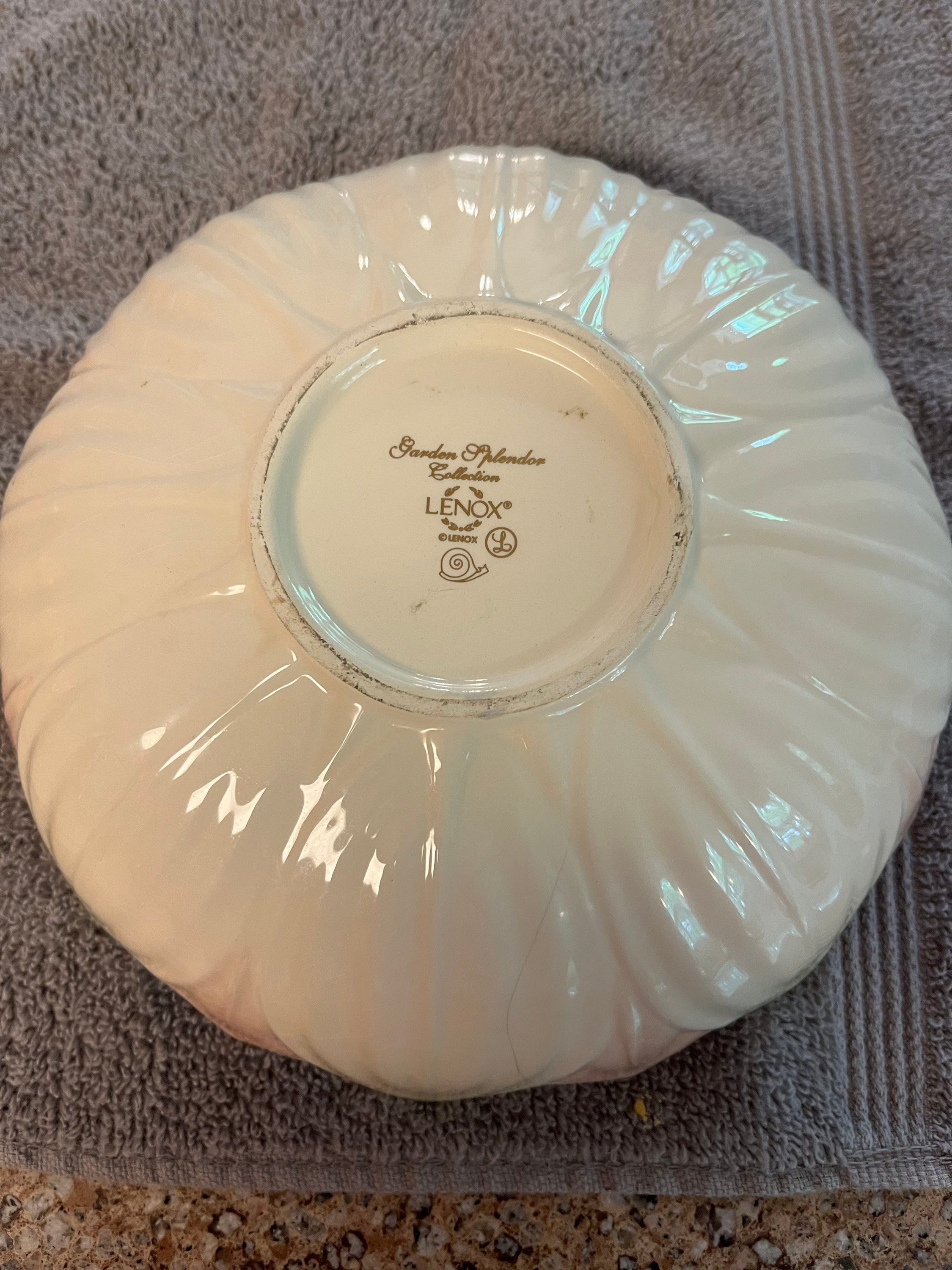 Lenox Stocking Splendor Lenox Garden Splendor Bowl -- Like Flower Petals - Etsy