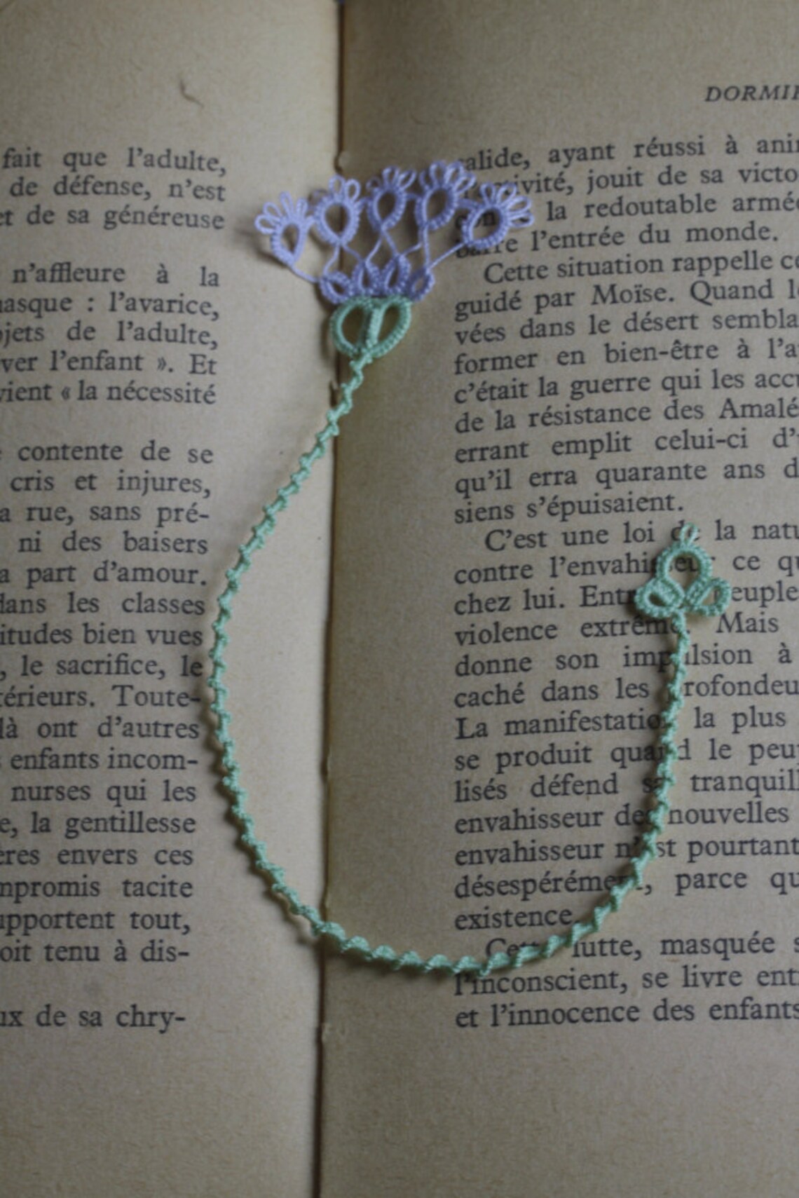 Flower Bookmark Tatting Pattern Beginner Bookmarks Tatted Lace, Easy