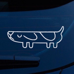 Long Dog | Vinyl Decal | Waterproof Sticker | Bluey Vinyl Decal | Laptop Sticker | Bumper Sticker | Free Shipping