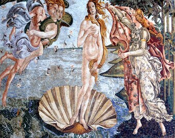 Fine Art Collection oil painting Sandro Botticelli the birth of Venus theme puffy skirt