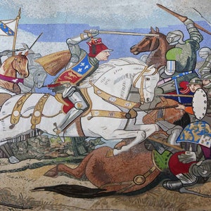 The Battle of Bosworth Field - Mosaic Reproduction