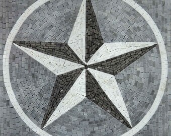 Geometric Mosaic Medallion - Stargate