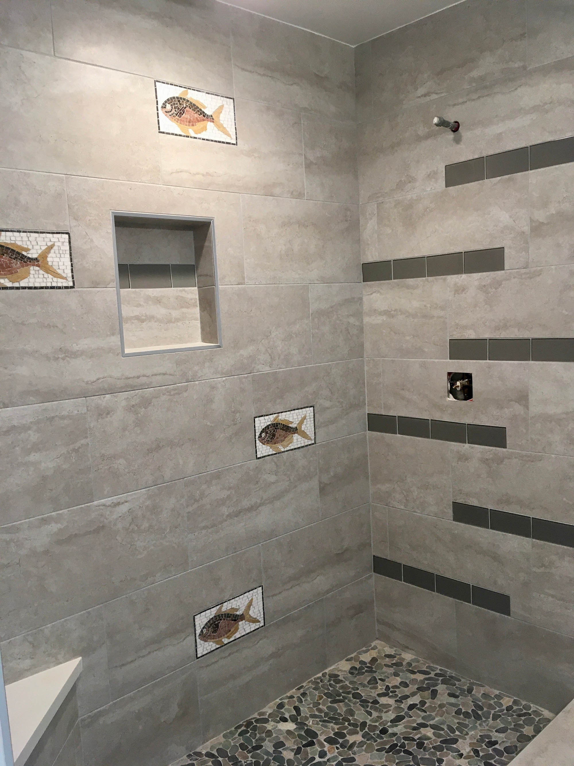 Mosaic Artwork - Fish Border - Etsy