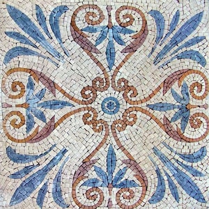 Mosaic Tile Art - Spiritual Flower