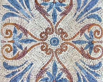 Mosaic Tile Art - Spiritual Flower