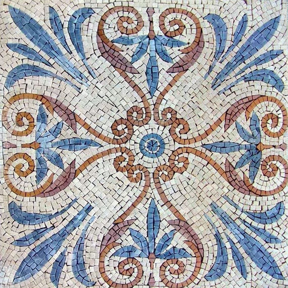 Mosaik Fliesen Muster Spirituelle Blume Etsy