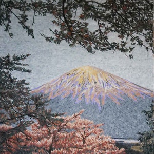 Mosaic Art Scenery - Mountain View
