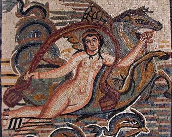 Aphrodite goddess of Love Mosaic Artwork