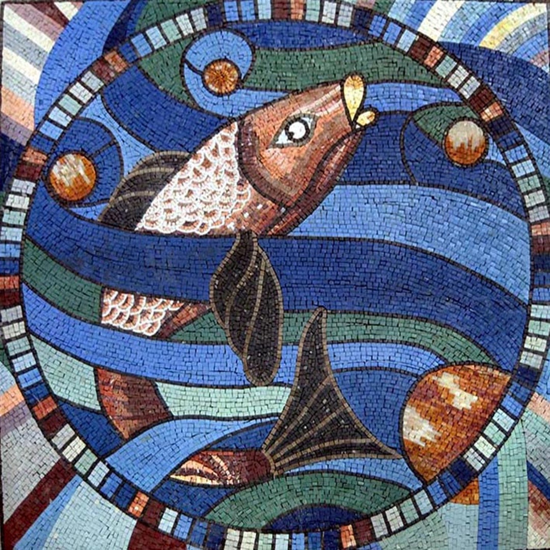 Masaic Fish Mosaic Art Fish Fish Mosaic Art | Great Lakes Now