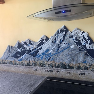 Mountain Mosaic Scenery