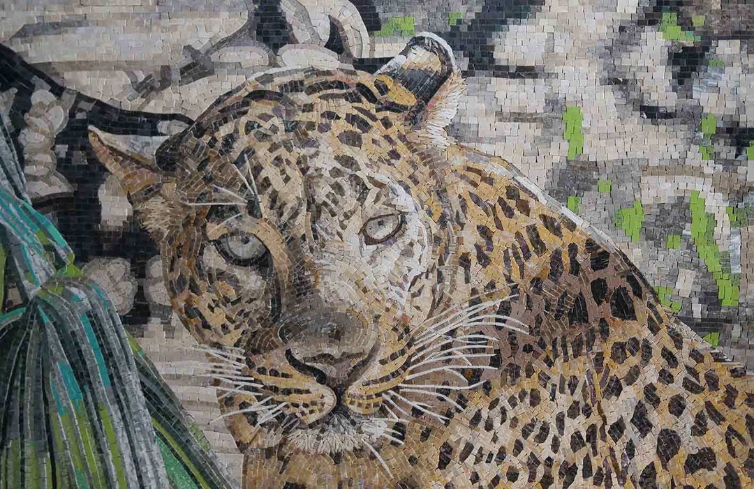 Wild Leopard - Animal Mosaic - Etsy Canada