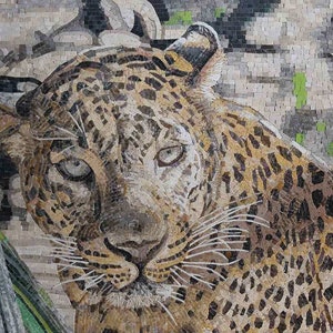 Wild Leopard - Animal Mosaic