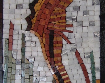 Seahorse Marble Mosaic