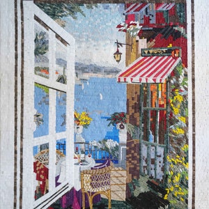 Mosaic Art - Balcony Sea View