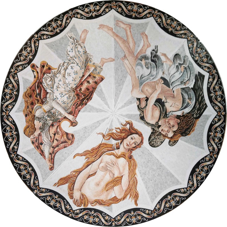 Botticelli, the Birth of Venus Mosaic Art Medallion - Etsy